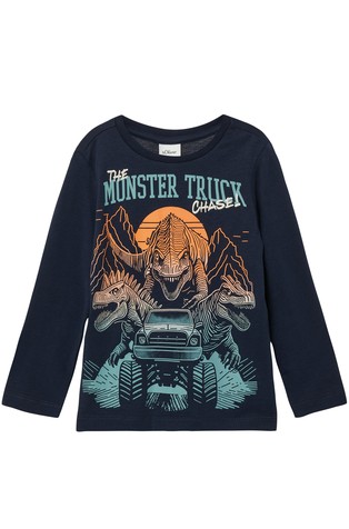 Majica dugih rukava s otiskom dinosaura