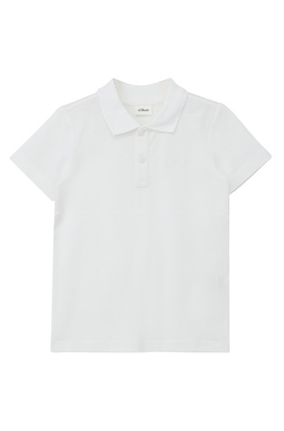 Cotton piqué polo shirt