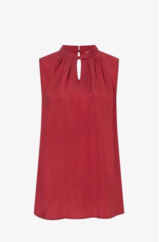 Viscose sleeveless blouse