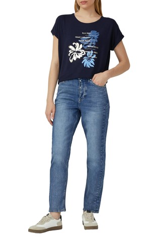 Relaxed fit pamučna majica s otiskom