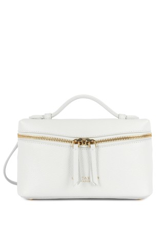 Milano Trésor Small Leather Box Bag with Handle