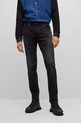Slim fit jeans hlače od rastezljivog denima