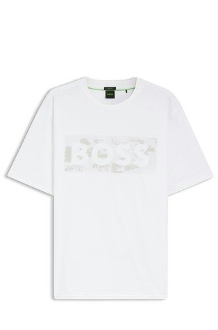 Majica od rastezljivog pamuka s logo otiskom