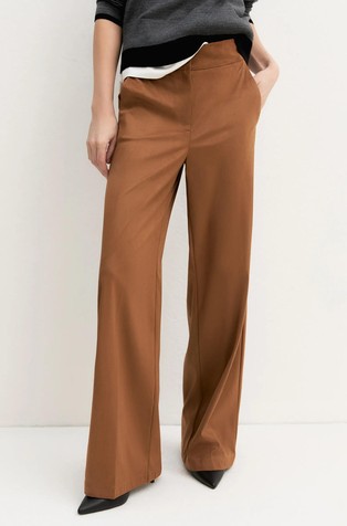 Straight-fit stretch jersey trouser s