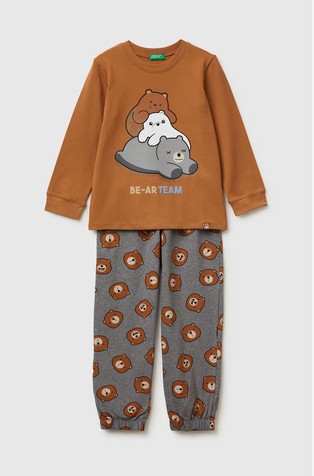 Pidžama dugih rukava s otiskom životinja