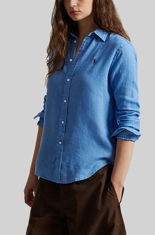 Classic fit lanena košulja