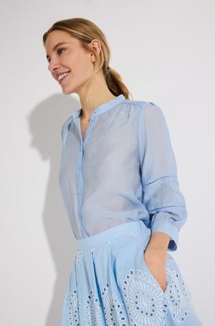 Lyocell blend blouse
