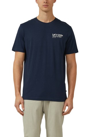 Cotton jersey t-shirt with front print