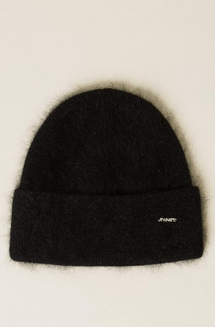 Pletena kapa s lurex vlaknima