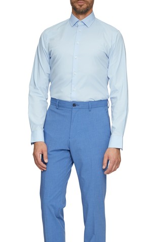 Slim fit stretch cotton shirt