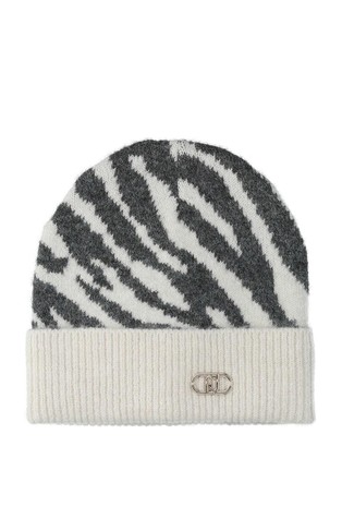 Pletena kapa sa zebrastim uzorkom