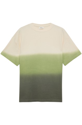 Oversized fit jersey majica s učinkom prelijevajućih boja