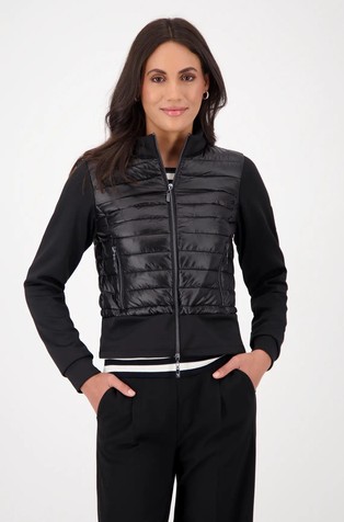 Prošivena jakna s umetcima od neoprena