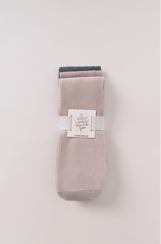 Paket od 3 para čarapa s lurex vlaknima