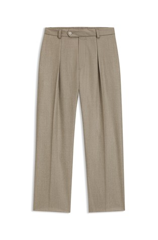 Beckham x Boss relaxed fit vunene hlače