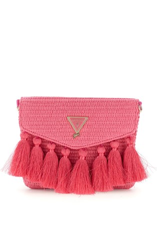 Mini torbica za nošenje preko ramena od umjetne rafije