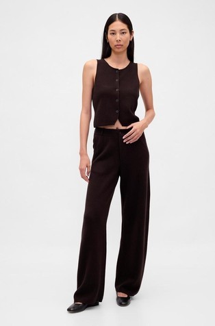 Ženske lagane pletene hlače