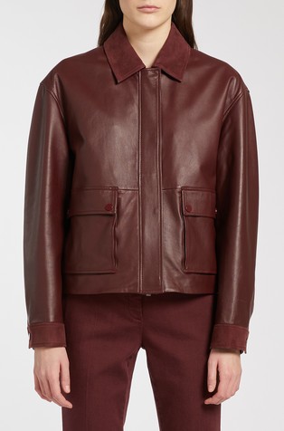 Monochrome kožna jakna