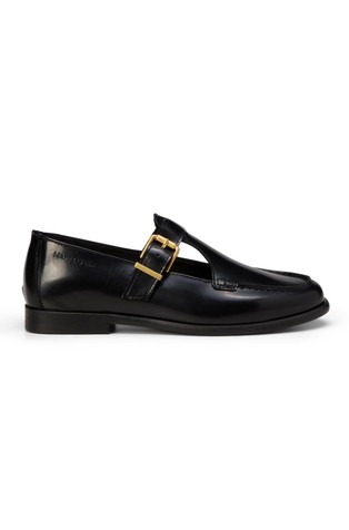 Mary-Jane leather loafers