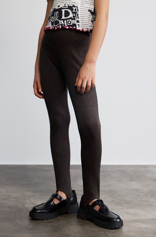 Striped leggings