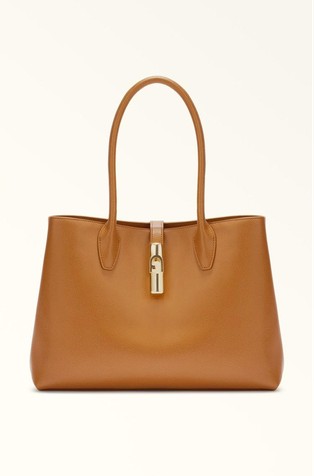 Medium leather tote