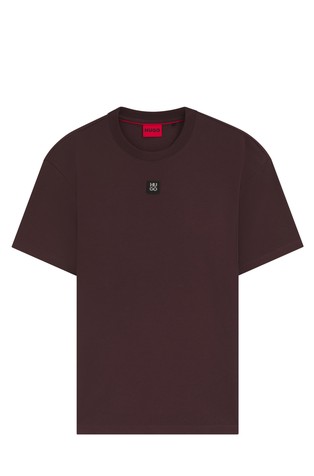 Regular fit pamučna majica s logotipom