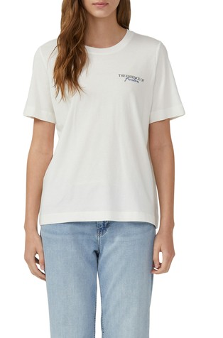 Relaxed fit majica s otiskom sprijeda i straga