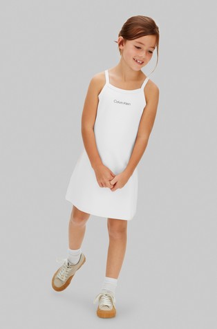 Haljina od punto milano tkanine s naramenicama