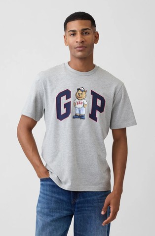 Gap logo muška relaxed fit majica s otiskom