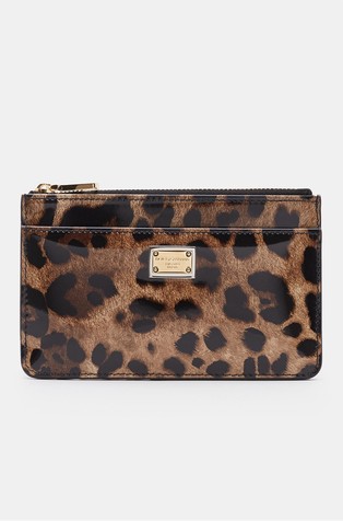 Kim x Dolce&Gabbana novčanik za kartice s leopard uzorkom