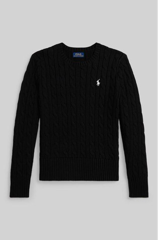 Strukturirano pleten pamučni pulover