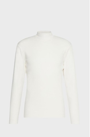 Rebrasta majica s uzdignutim ovratnikom