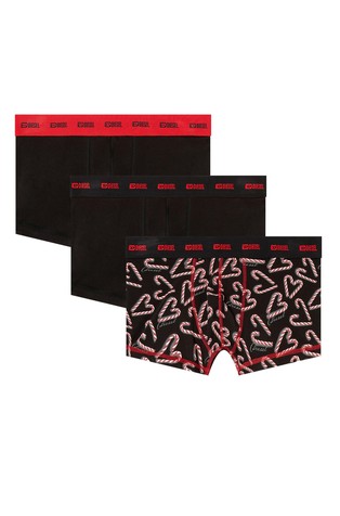 Set of three stretch-cotton boxers