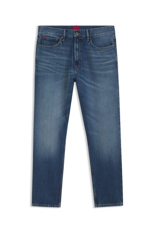 Relaxed-tapered-fit jeans