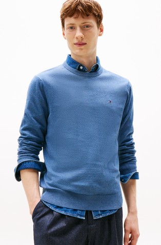 Pleten pamučni pulover