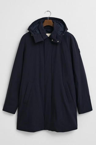 Padded Car Coat With Hood