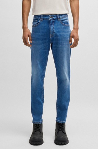 Tapered fit jeans hlače od soft-motion denima