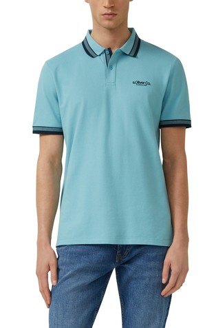 Piké polo majica s kontrastnim detaljima