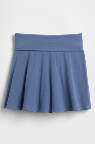 Suknja s uvrnutim obrubom i ušivenim kratkim tajicama za djevojčice