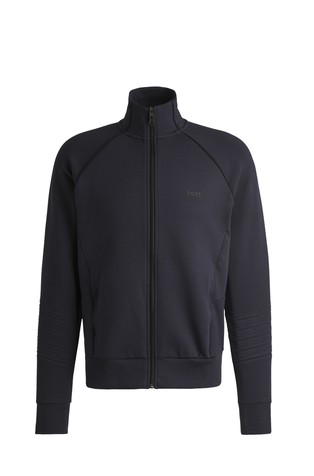 Pamučni pulover s obrubima i reljefnim detaljem