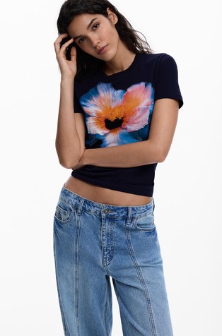 Majica kratkih rukava s otiskom cvjeta