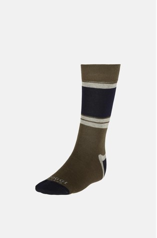 Čarape od mješavine pamuka s raznobojnim blokovima