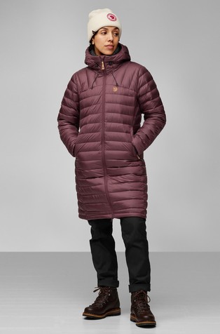 Snow Flake duga jakna punjena paperjem s kapuljačom