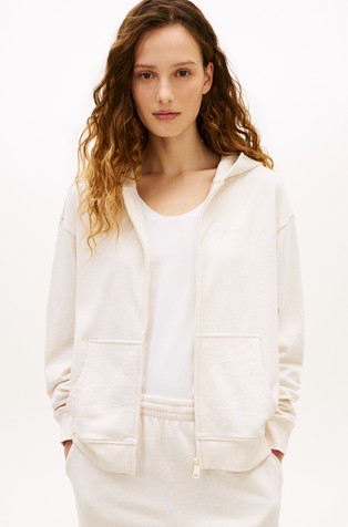 Essential Logo Zip-Thru Lounge Hoody