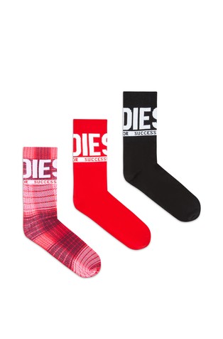 Paket od 3 para logo čarapa od mješavine pamuka
