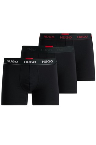 Paket od 3 para bokserica od rastezljivog pamuka s logo obrubom