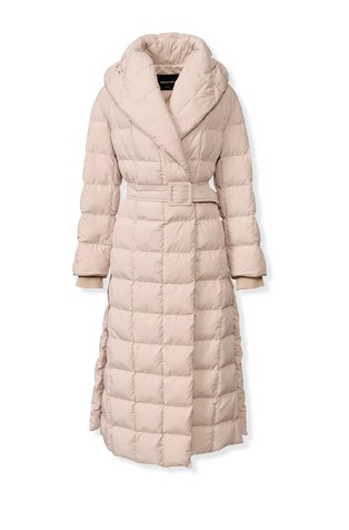 Long ultralight technical coat with hood