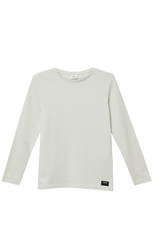 Teksturirana jersey majica dugih rukava