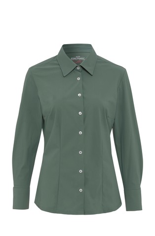 Functional slim fit shirt with long sleeves