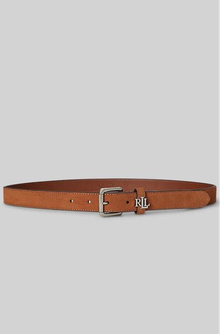 Remen od brušene kože s logo omčom